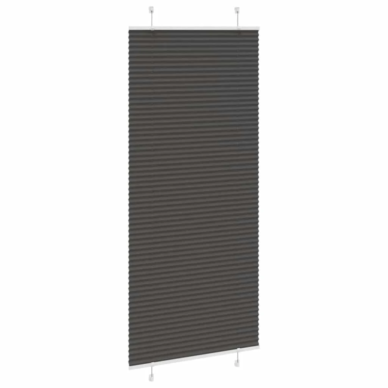 vidaXL kroku žalūzija melna 100x200 cm auduma platums 99,4 cm