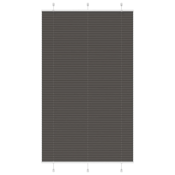 vidaXL kroku žalūzija melna 115x200 cm auduma platums 114,4 cm