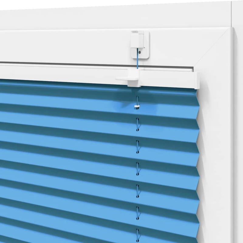 vidaXL kroku žalūzija zila 95x150 cm auduma platums 94,4 cm