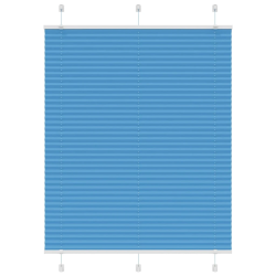 vidaXL kroku žalūzija zila 105x150 cm auduma platums 104,4 cm