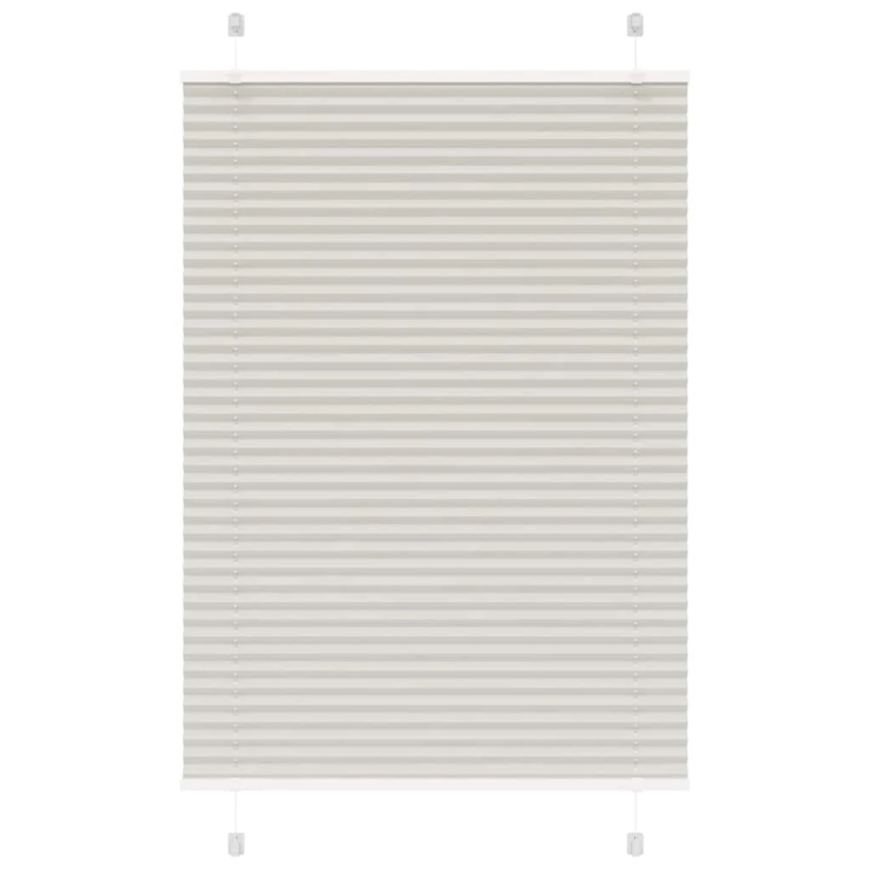 vidaXL kroku žalūzija gaiši pelēka 85x150 cm auduma platums 84,4 cm