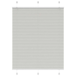 vidaXL kroku žalūzija gaiši pelēka 105x150 cm auduma platums 104,4 cm