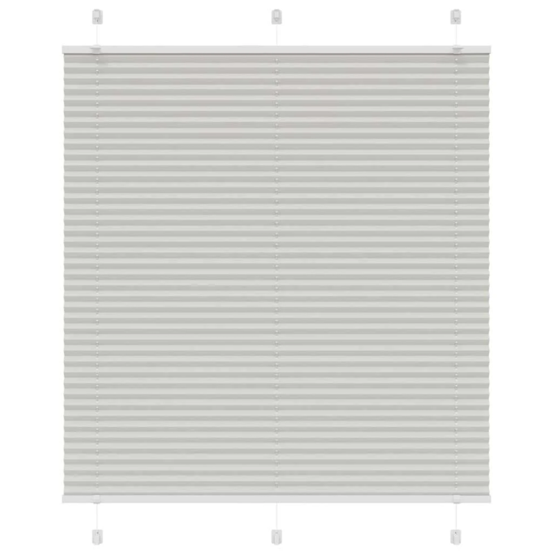 vidaXL kroku žalūzija gaiši pelēka 115x150 cm auduma platums 114,4 cm