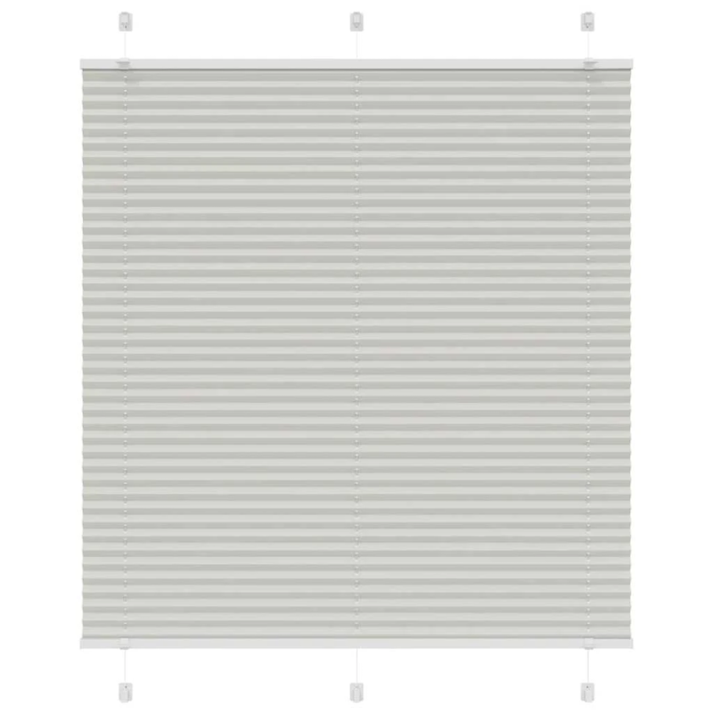 vidaXL kroku žalūzija gaiši pelēka 120x150 cm auduma platums 119,4 cm