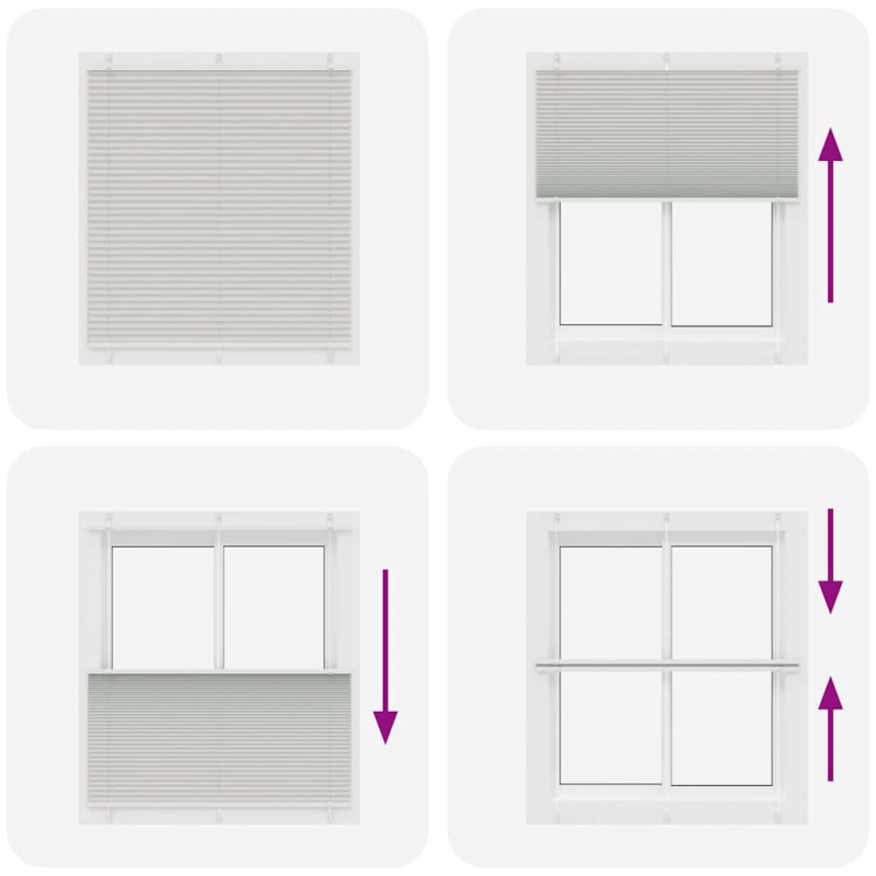 vidaXL kroku žalūzija gaiši pelēka 120x150 cm auduma platums 119,4 cm