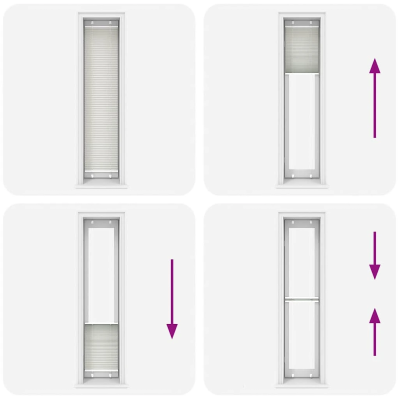 vidaXL kroku žalūzija gaiši pelēka 50x200 cm auduma platums 49,4 cm