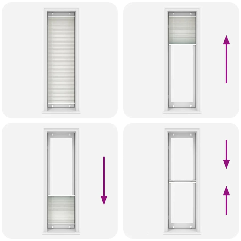vidaXL kroku žalūzija gaiši pelēka 60x200 cm auduma platums 59,4 cm