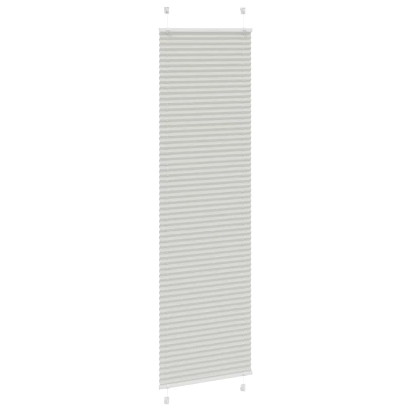 vidaXL kroku žalūzija gaiši pelēka 65x200 cm auduma platums 64,4 cm