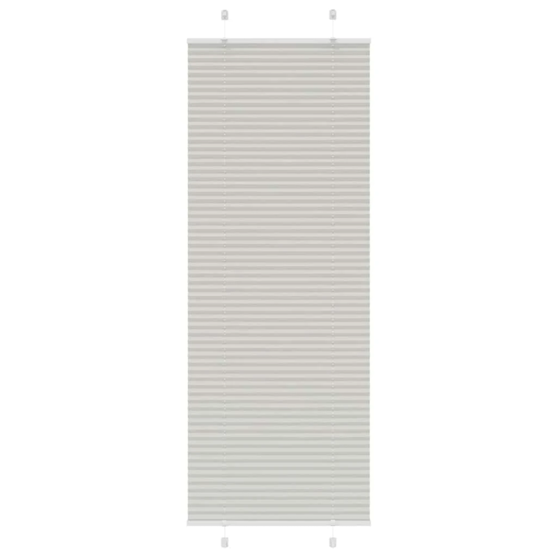 vidaXL kroku žalūzija gaiši pelēka 75x200 cm auduma platums 74,4 cm