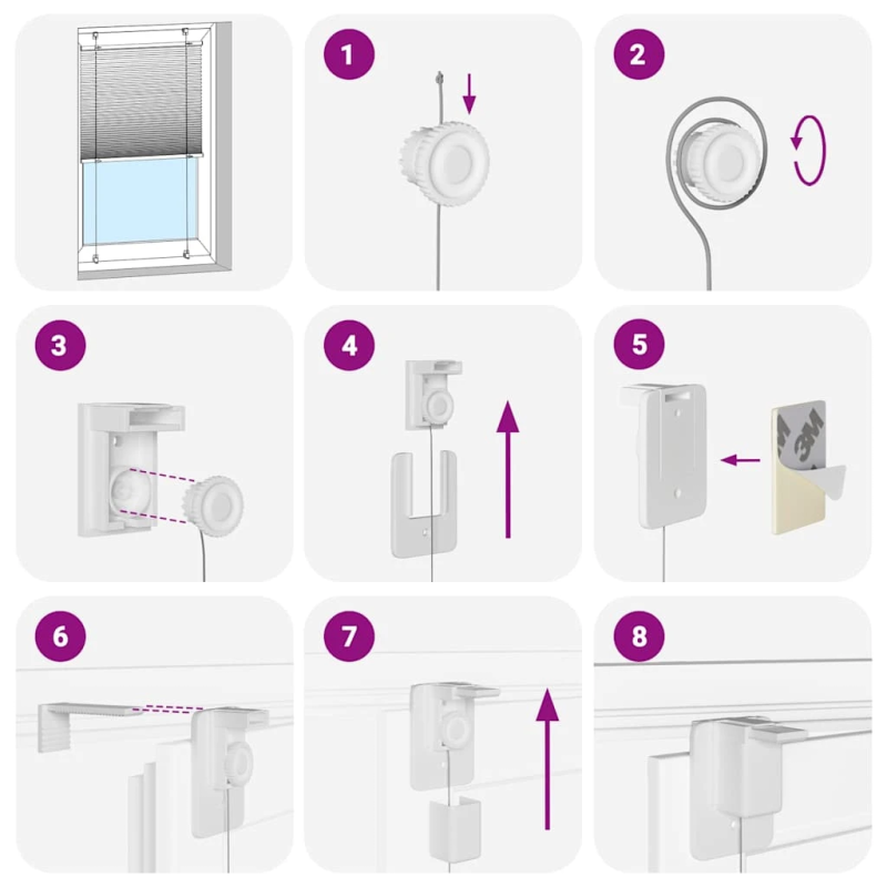 vidaXL kroku žalūzija gaiši pelēka 80x200 cm auduma platums 79,4 cm