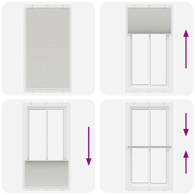 vidaXL kroku žalūzija gaiši pelēka 105x200 cm auduma platums 104,4 cm