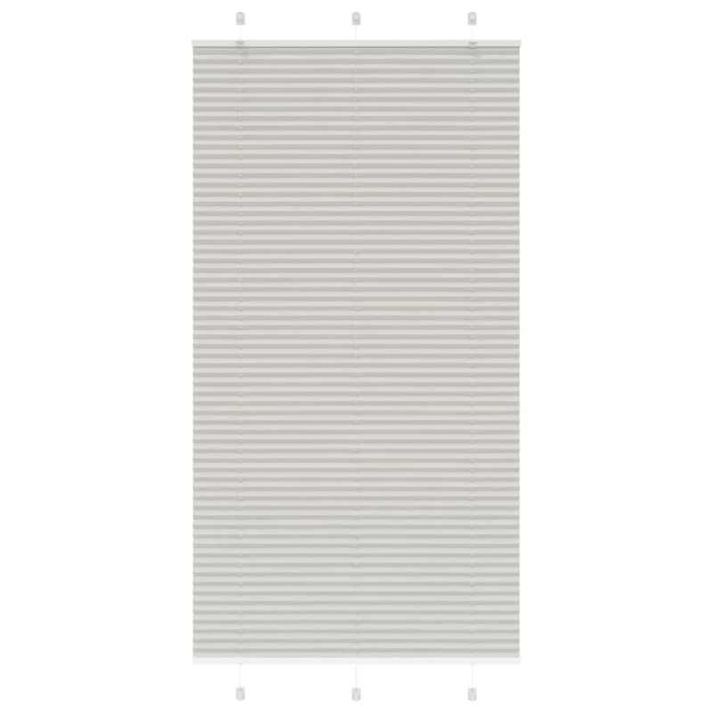 vidaXL kroku žalūzija gaiši pelēka 110x200 cm auduma platums 109,4 cm