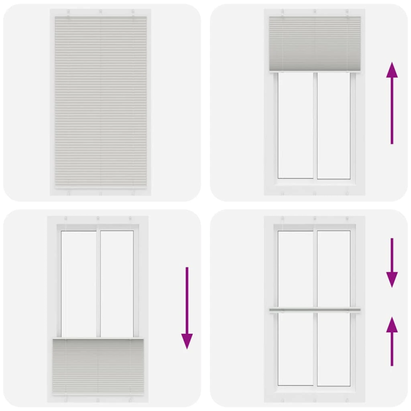 vidaXL kroku žalūzija gaiši pelēka 110x200 cm auduma platums 109,4 cm