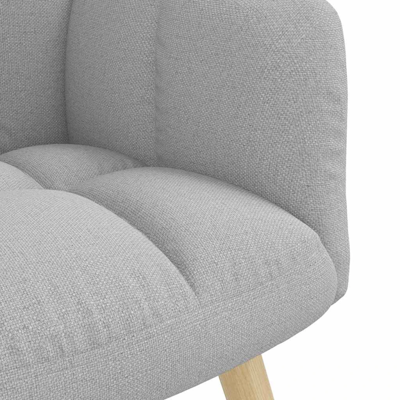 vidaXL Relaksējošais Krēsls Cloud Grey Fabric