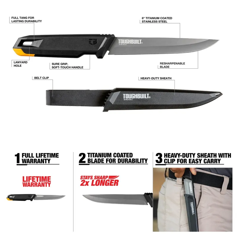 Nazis siltinājuma materiālu griešanai + jostas futrālis ToughBuilt
