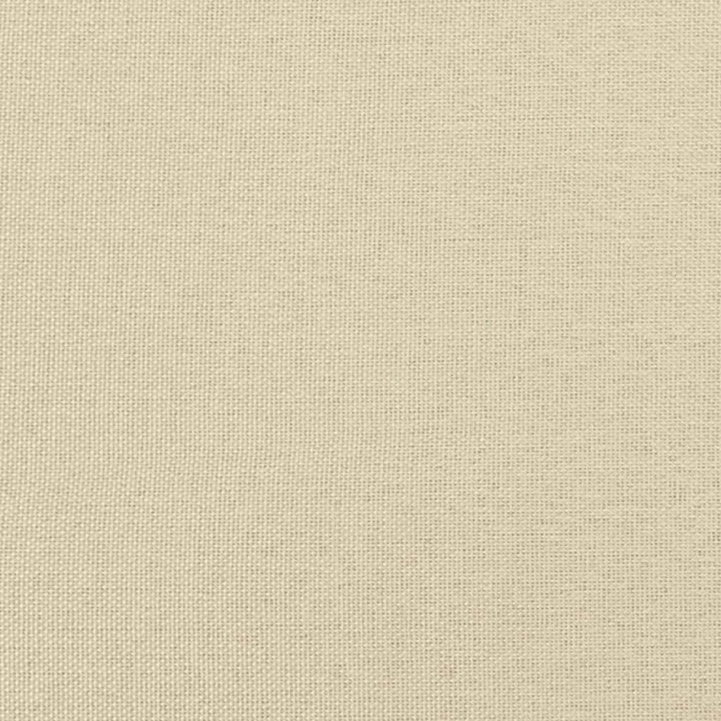 vidaXL atpūtas krēsls ar kājsoliņu, krēmkrāsas audums