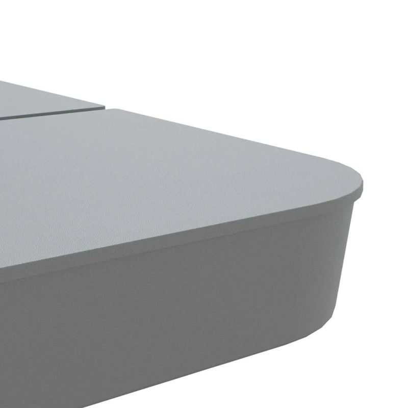 vidaXL 4 gab. saulessarga bāzes komplekts krustveida 100 kg PP