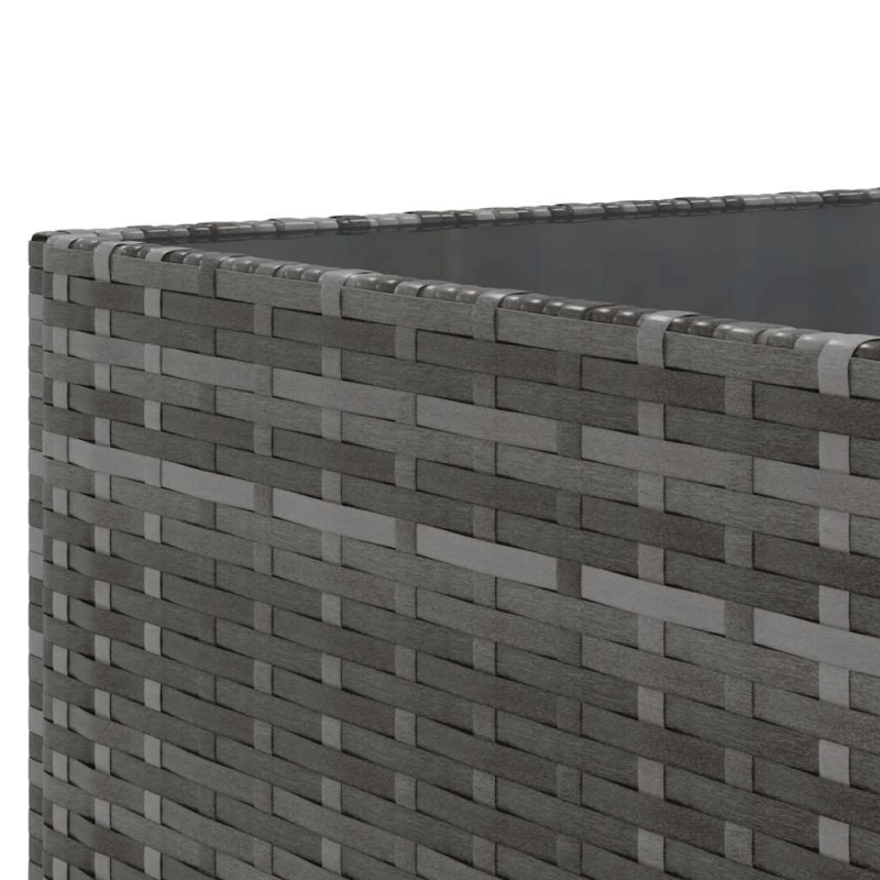 vidaXL 7-daļīgs dārza mēbeļu komplekts ar matračiem, PE rotangpalma