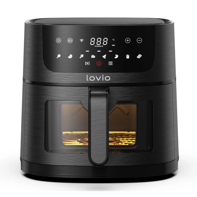 Lovio LVAF002BK PureFry XL Smart 6L Black
