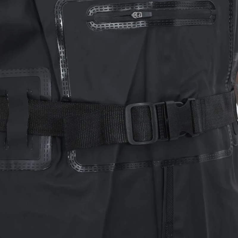 vidaXL bridējputni ar zābakiem un jostu, melna 42. izmērs