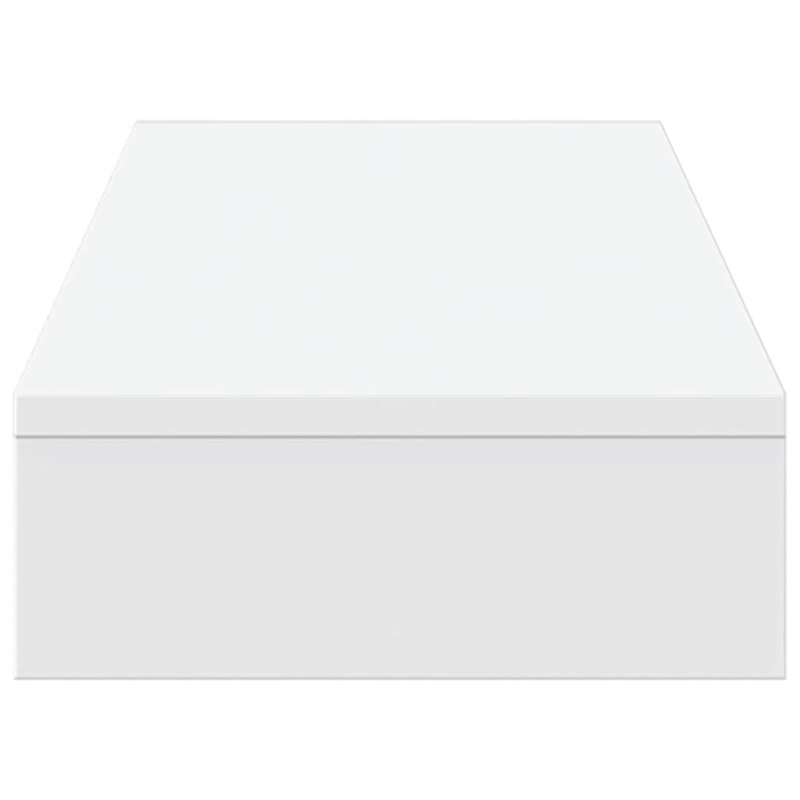 vidaXL monitora paliktnis, balts, 100x27x10 cm, konstruēts koks