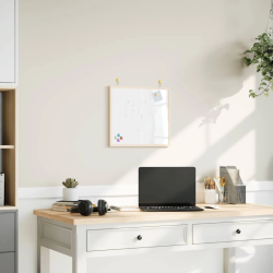 vidaXL Magnetinė lenta su pušies masyvo rėmu, 40x40cm