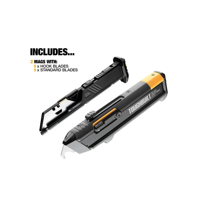 Nazis ar maināmu asmeņu kaseti un 5+5 asmeņi ToughBuilt TB-H4S2-03