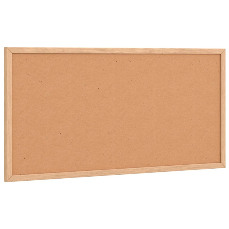 vidaXL korķa dēlis ar masīvkoka rāmi, 60x30 cm