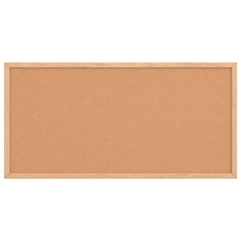 vidaXL korķa dēlis ar masīvkoka rāmi, 60x30 cm