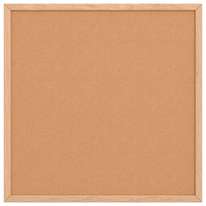 vidaXL Korķa dēlis ar masīvkoka priedes rāmi 40x40 cm