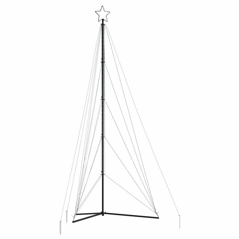 vidaXL LED Ziemassvētku eglīte 615 LED Zila 404,5 cm