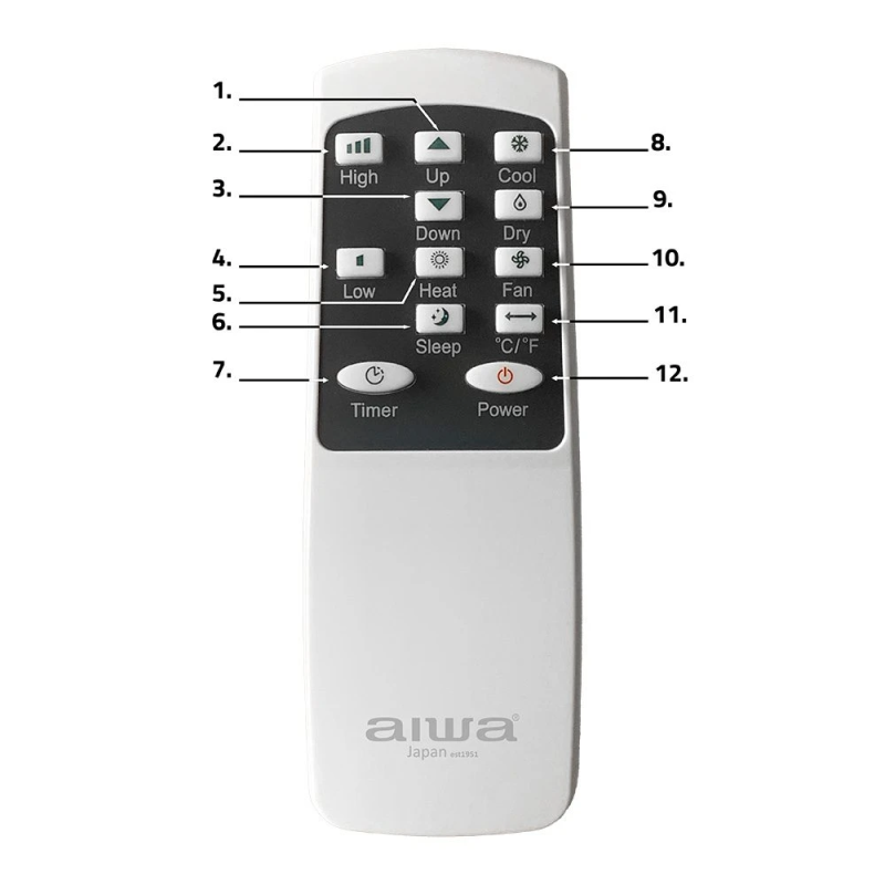 Aiwa AIWA-PAC10Y2 Portable Air Conditioner