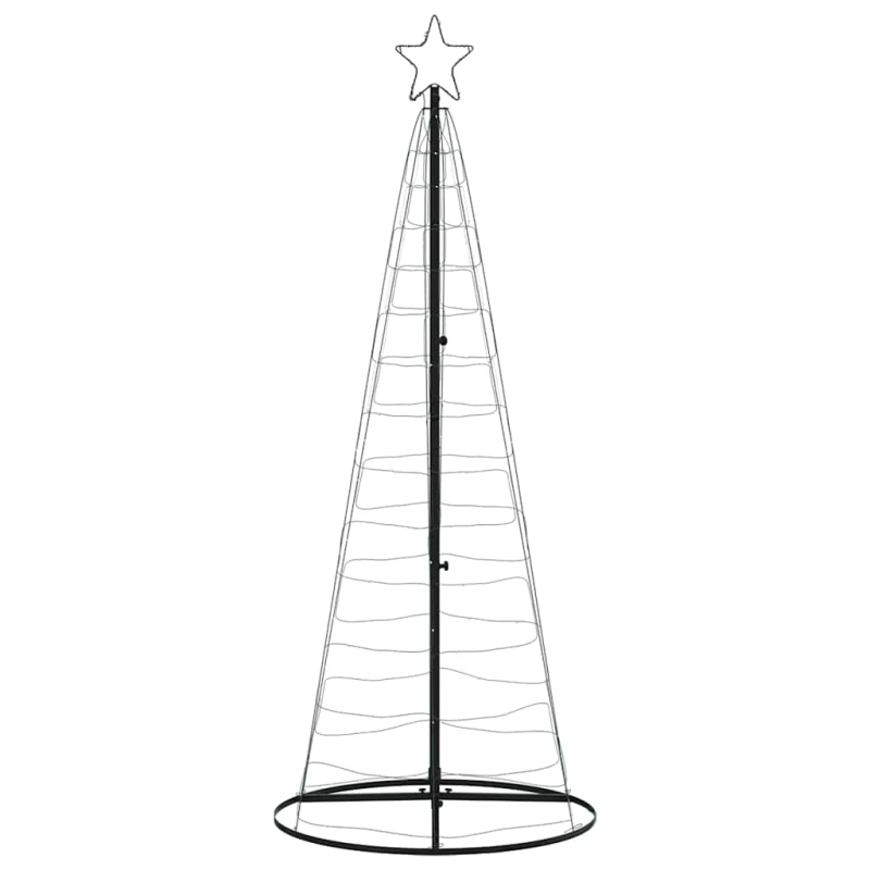 vidaXL LED Ziemassvētku eglīte 200 LED Auksti Balts 180 cm