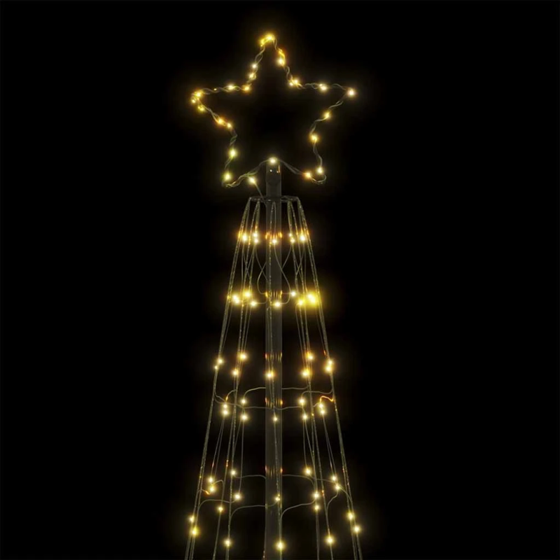 vidaXL LED Ziemassvētku eglīte 550 LED Silti Balta 300 cm