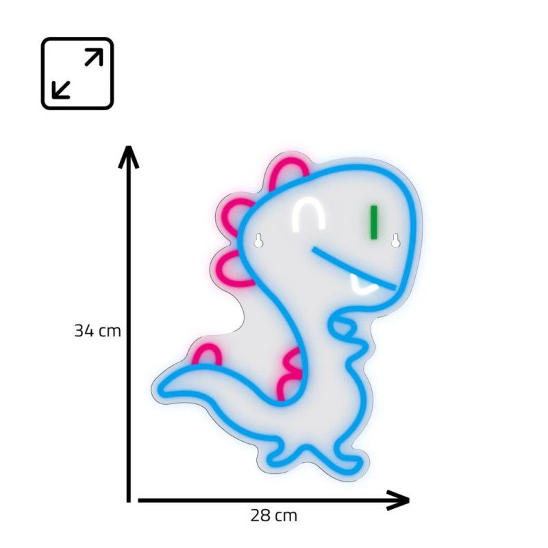 Manta SNL56MT Style Neon Lights DINOSAUR