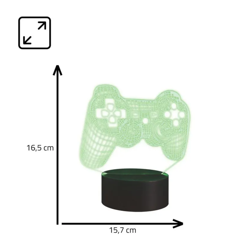 Manta SNL57RGB LED lamp Light decoration Gamepad RGB 3D
