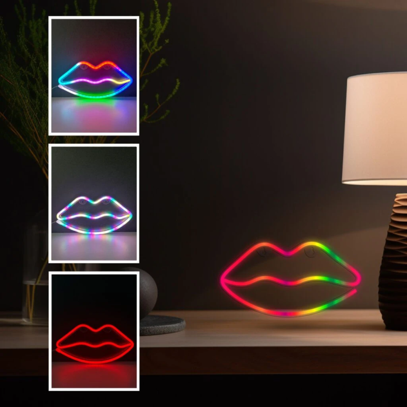 Manta SNL61RGB Style Neon Lights LIPS