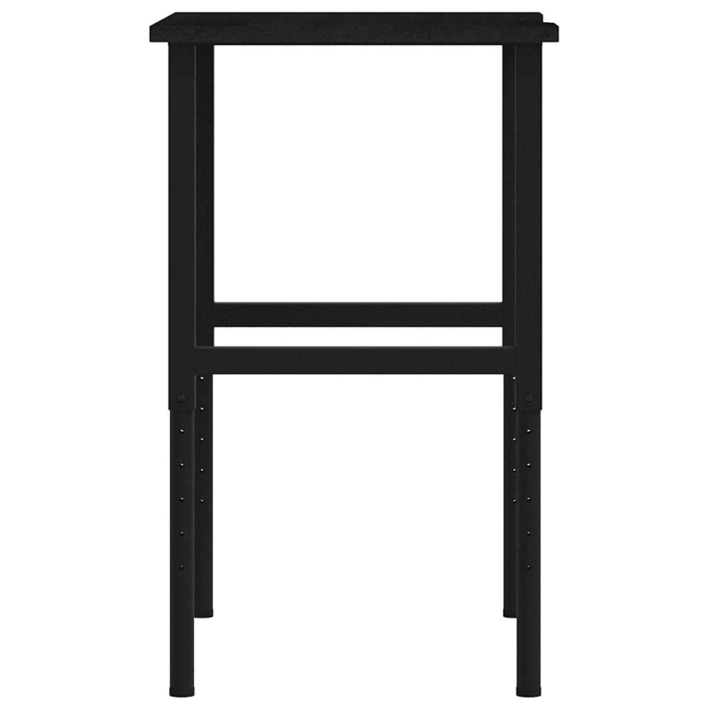 vidaXL darbagalds, brūns, 80x60x,71,5-98, cm, ozola masīvkoks