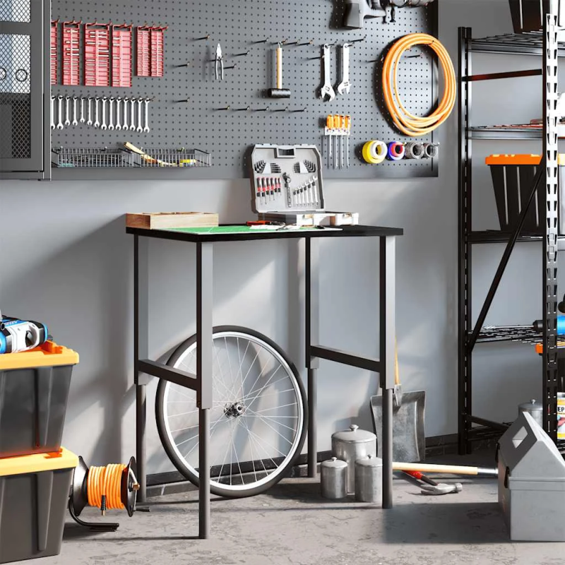 vidaXL darbagalds, brūns, 80x60x,71,5-98, cm, ozola masīvkoks