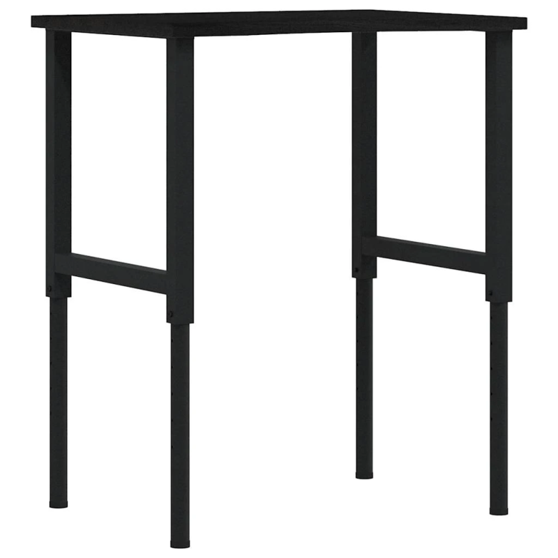 vidaXL darbagalds, brūns, 80x60x,71,5-98, cm, ozola masīvkoks