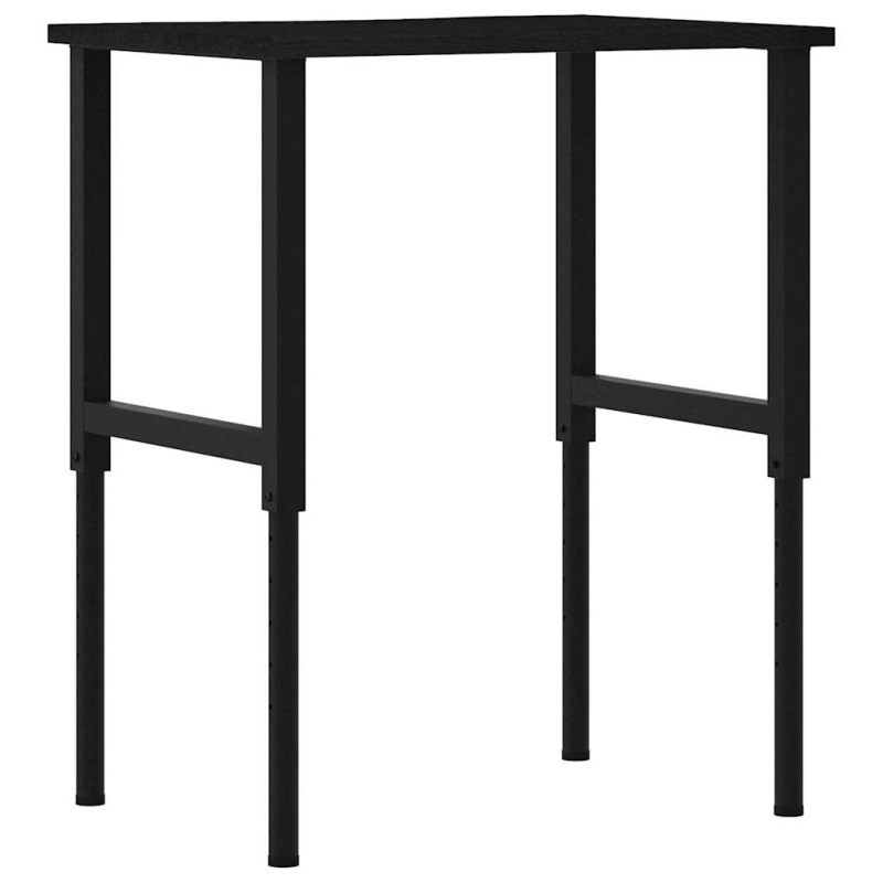 vidaXL darbagalds, brūns, 80x60x,71,5-98, cm, ozola masīvkoks