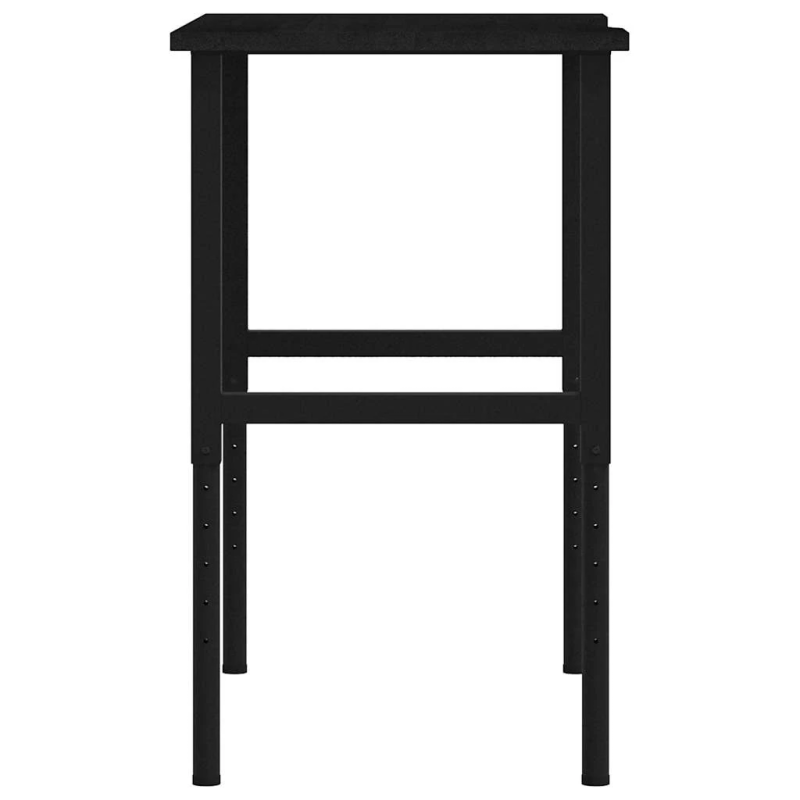 vidaXL darbagalds, brūns, 100x60x,71,5-98, cm, ozola masīvkoks