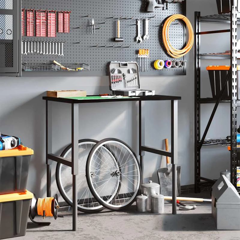 vidaXL darbagalds, brūns, 100x60x,71,5-98, cm, ozola masīvkoks