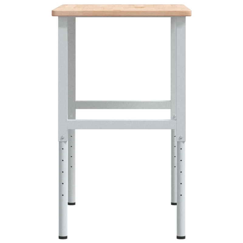 vidaXL darbagalds, 100x60x,71,5-98, cm, ozola masīvkoks, taisnstūra