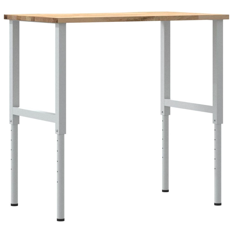 vidaXL darbagalds, 100x60x,71,5-98, cm, ozola masīvkoks