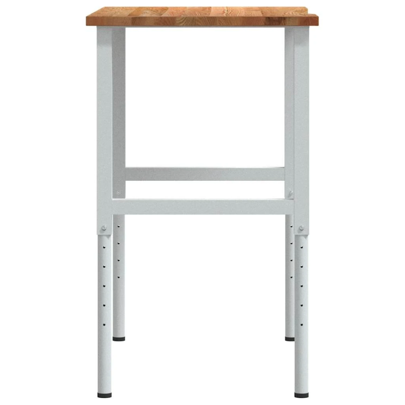 vidaXL darbagalds, brūns, 100x60x,71,5-98, cm, ozola masīvkoks