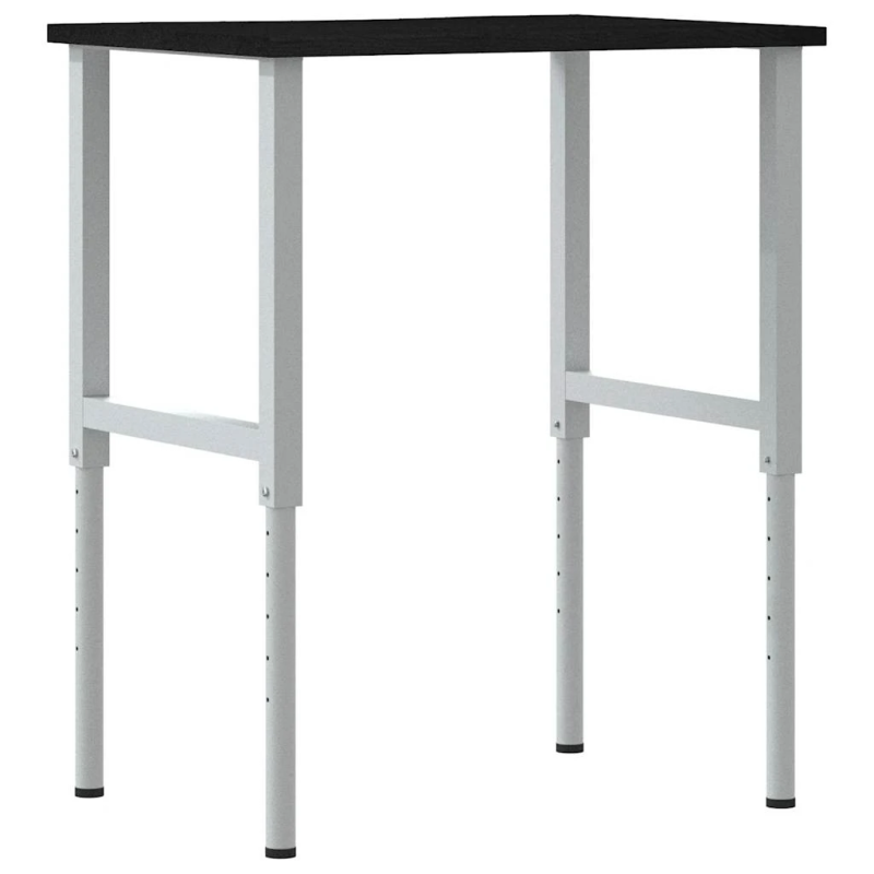 vidaXL darbagalds, brūns, 80x60x,71,5-98, cm, ozola masīvkoks