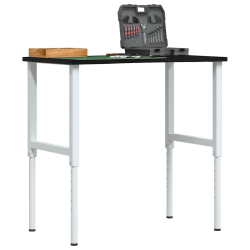 vidaXL darbagalds, brūns, 100x60x,71,5-98, cm, ozola masīvkoks