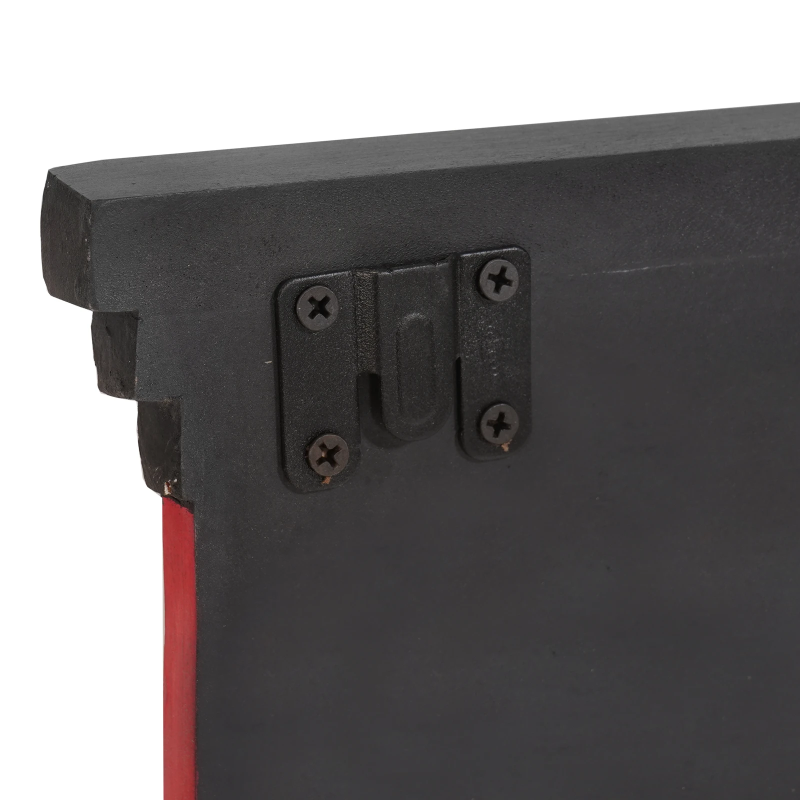 vidaXL Pakaramais Melna 80 x 25 x 2 cm Cieta mango koksne