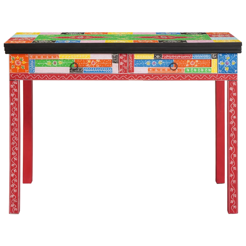 vidaXL Rakstāmgalds ar atvilktni Daudzkrāsains 100 x 50 x 77 cm